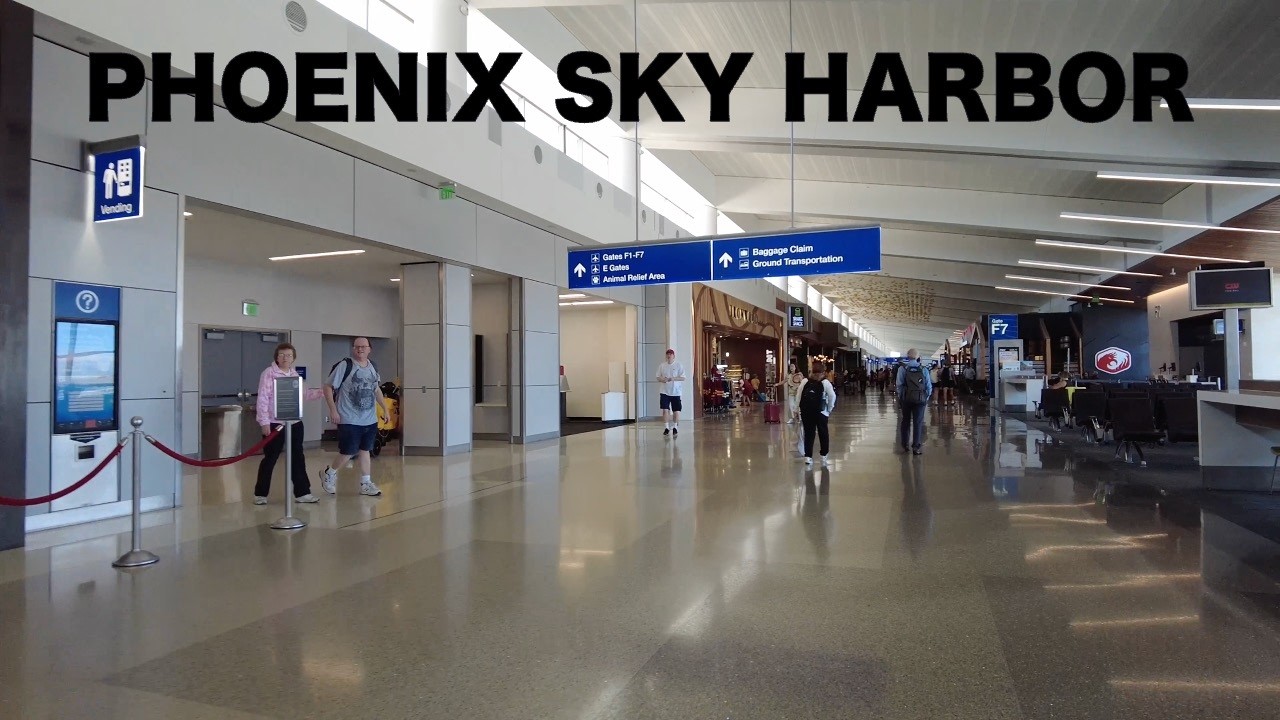 Phoenix Sky Harbor Airport - Terminal 3 - Walking Tour