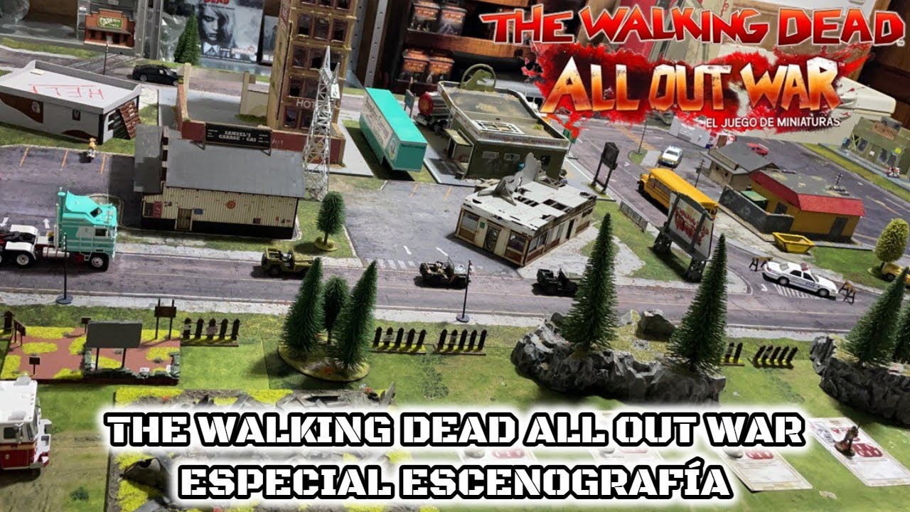 The Walking Dead All Out War - Especial Escenografía por Fran Vargas