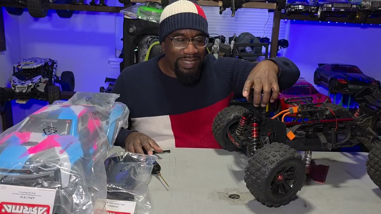 ARRMA KRATON 6S бесконтактный кузов полная установка все, что вам нужно знать.
