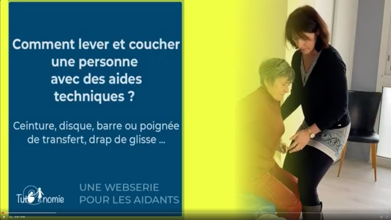 Comment lever et coucher une personne avec des aides techniques ?