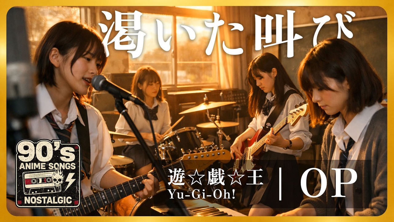[AI Cover] Yu-Gi-Oh OP｜Kawaita Sakebi (FIELD OF VIEW)｜Girls Band Alternative Rock