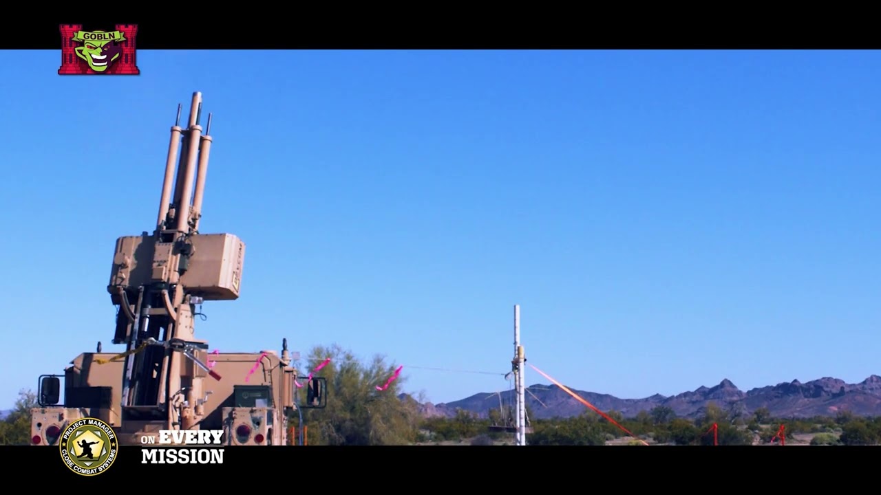 Ground Obstacle Breaching Lane Neutralizer test at Yuma Proving Ground