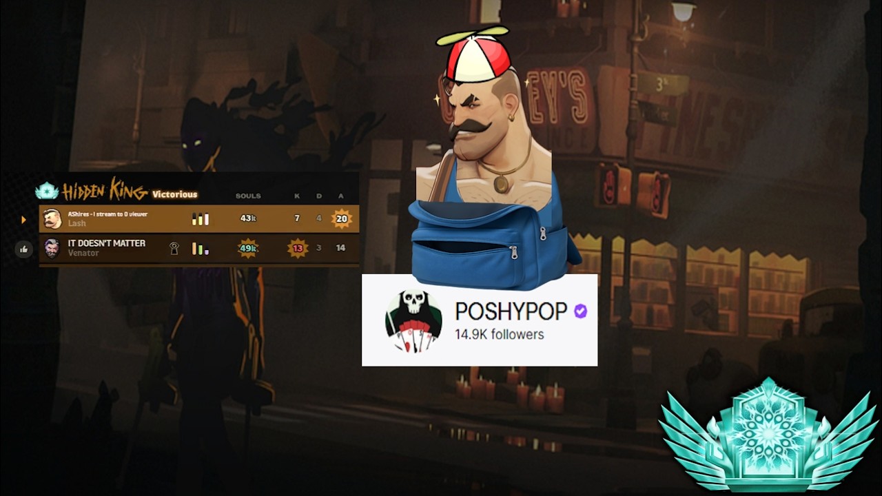 Put in the backpack by Poshy, full Deadlock gameplay