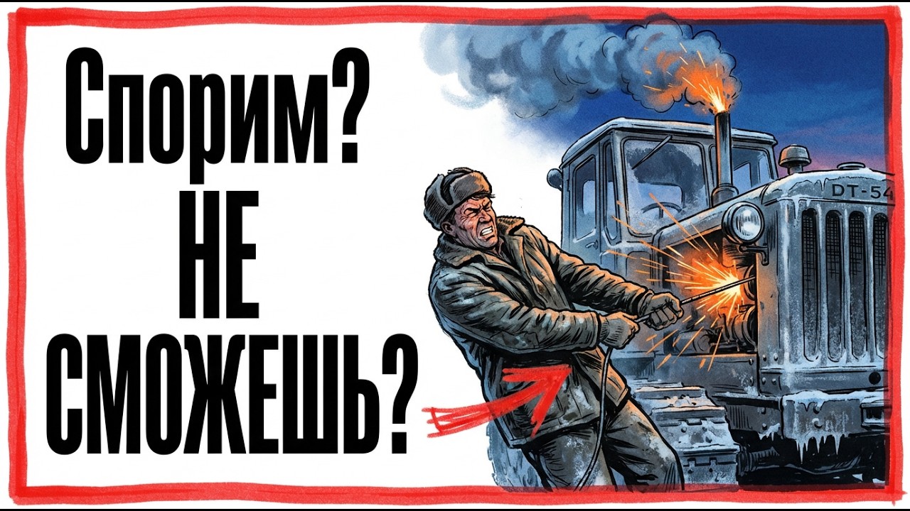 Ты - ТРАКТОРИСТ НА ДТ-54 1 ДЕНЬ (выдержишь?)