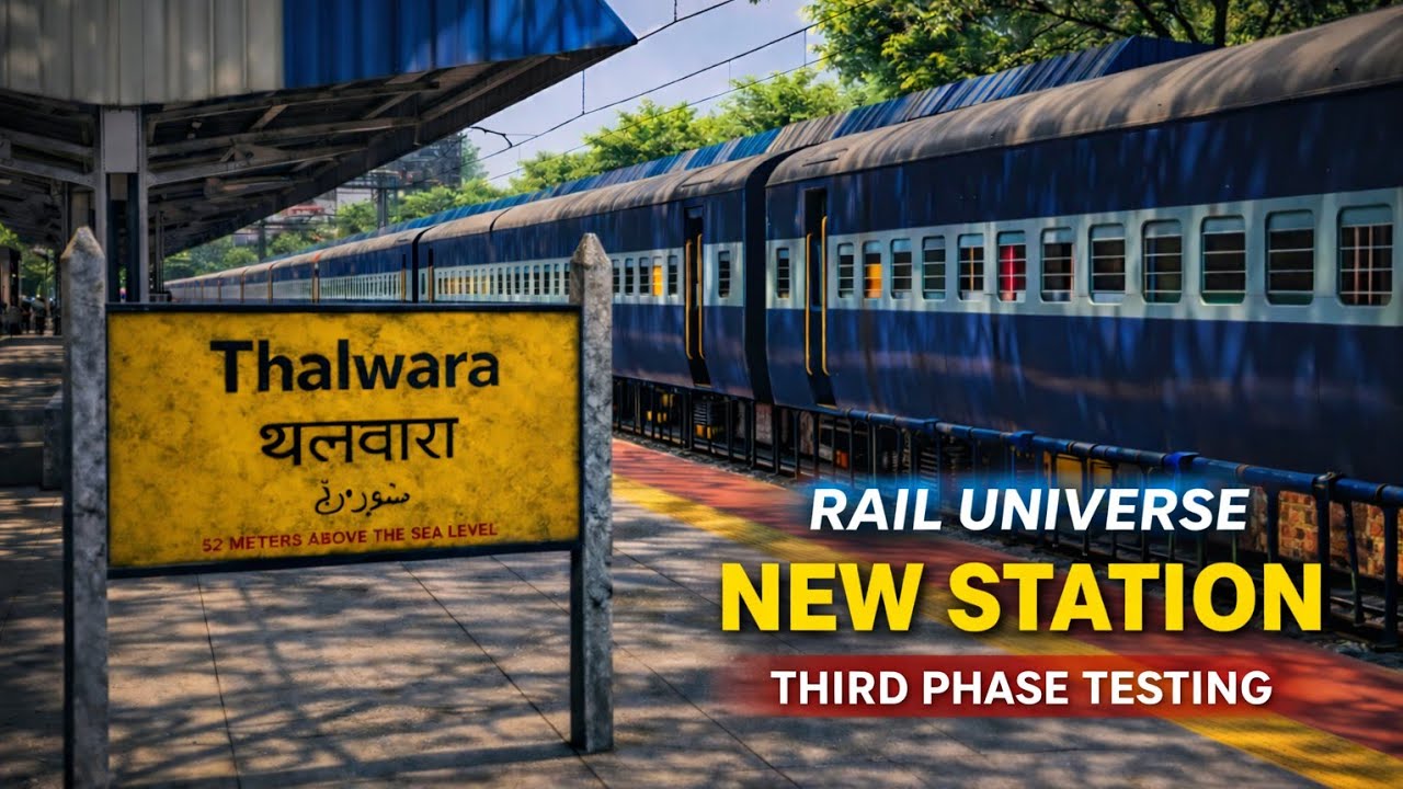 RAIL UNIVERSE THIRD PHASE TESTING | RELEASE DATE | NEW STATIONS | ANNOUNCEMENT | ISHU K TECH