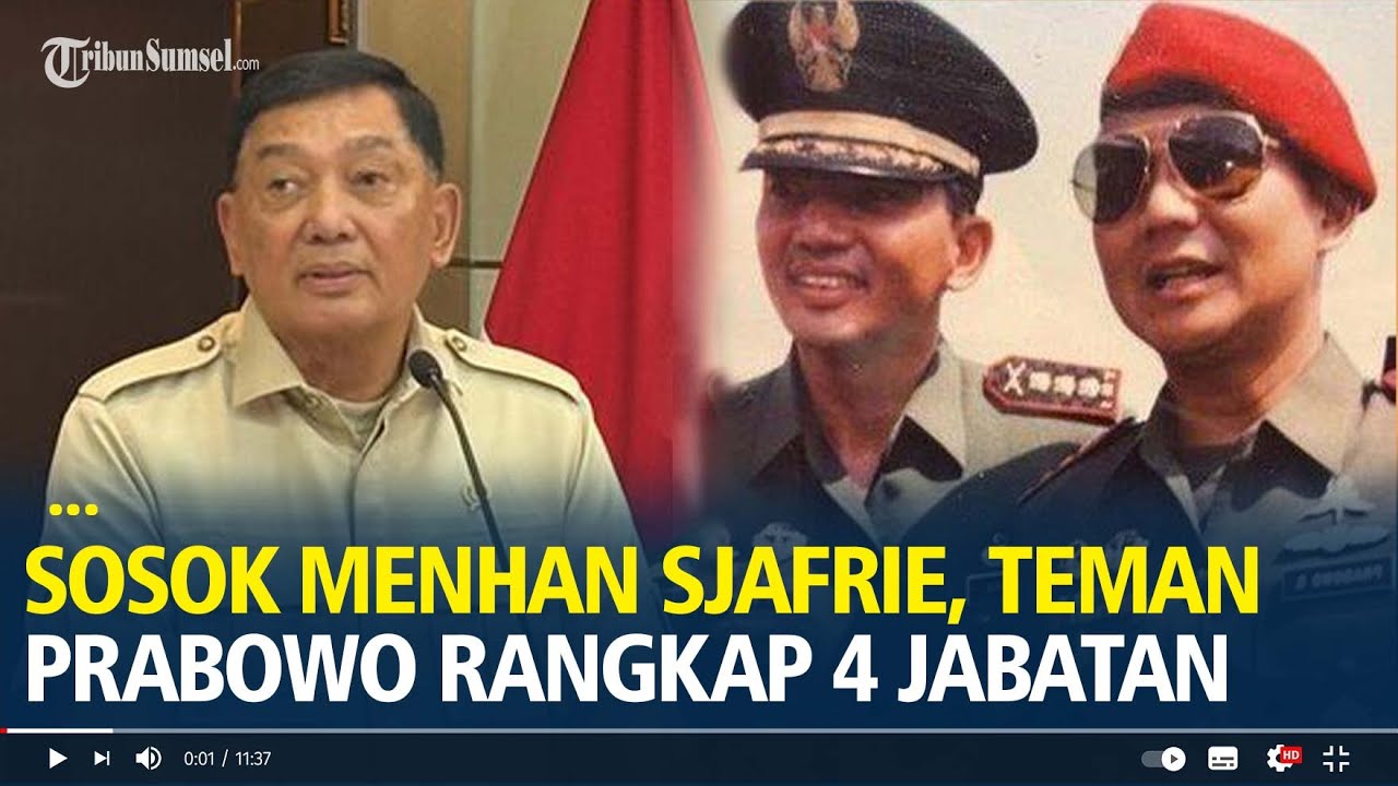 Sosok Menhan Sjafrie, Teman Seangkatan Prabowo di Akabri Kini Jabat 4 Posisi di Pemerintahan