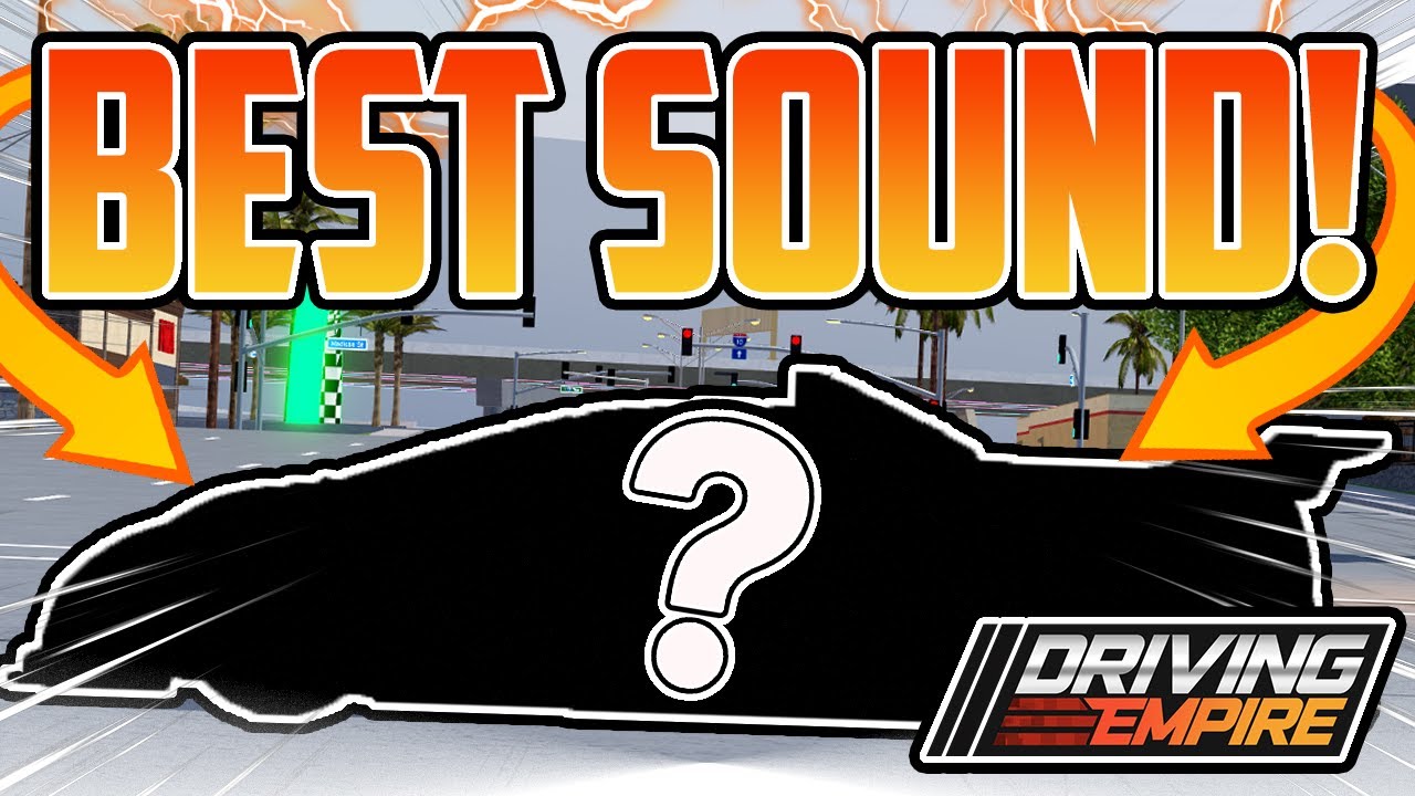 Top 10 *BEST SOUNDING CARS* In Driving Empire!! (Insane!)