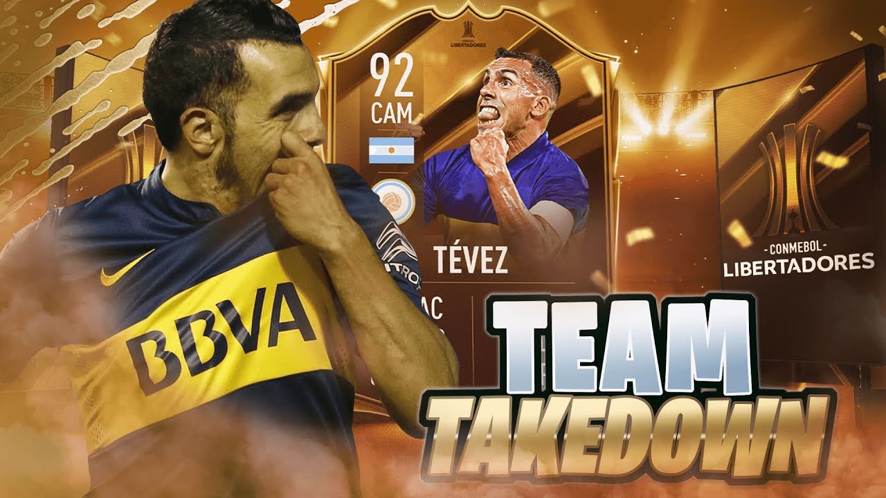 92 COPA LIBERTADORES CARLOS TEVEZ TEAM TAKEDOWN!!!
