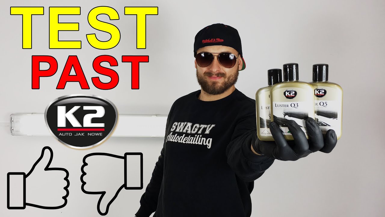 TEST PASTY K2 LUSTER Q1 | Q3 | Q5 -  18zł CZY WARTO? / SWAGTV