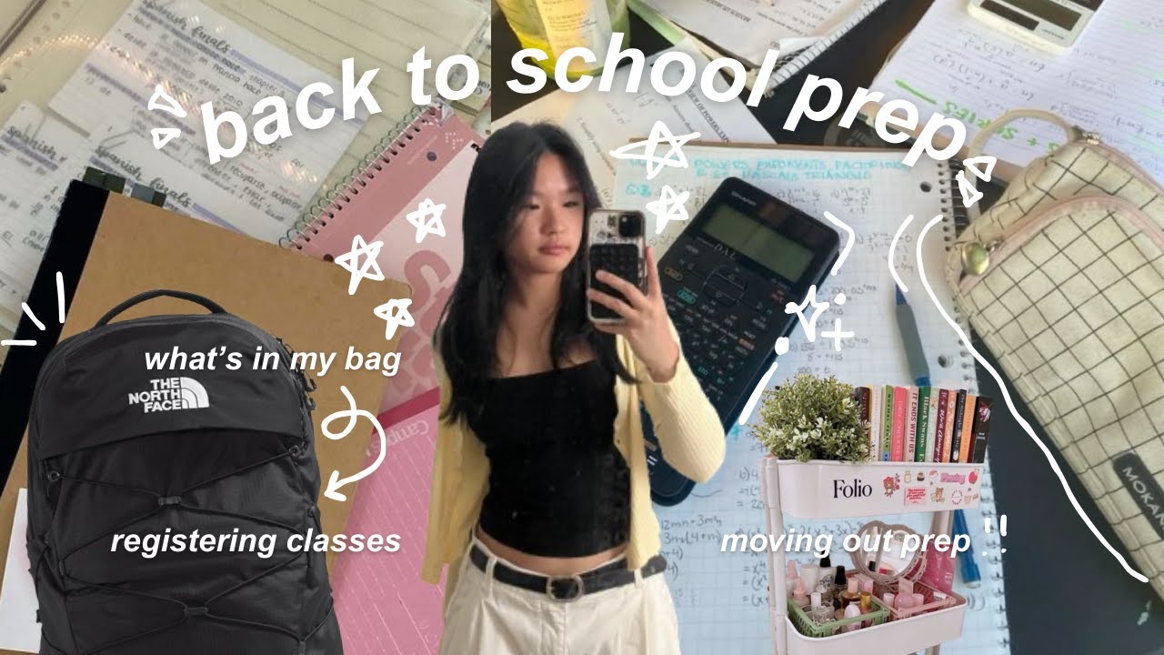 BACK TO SCHOOL PREP (college edition) 📔 acceptance letter, registering classes, school supplies, etc