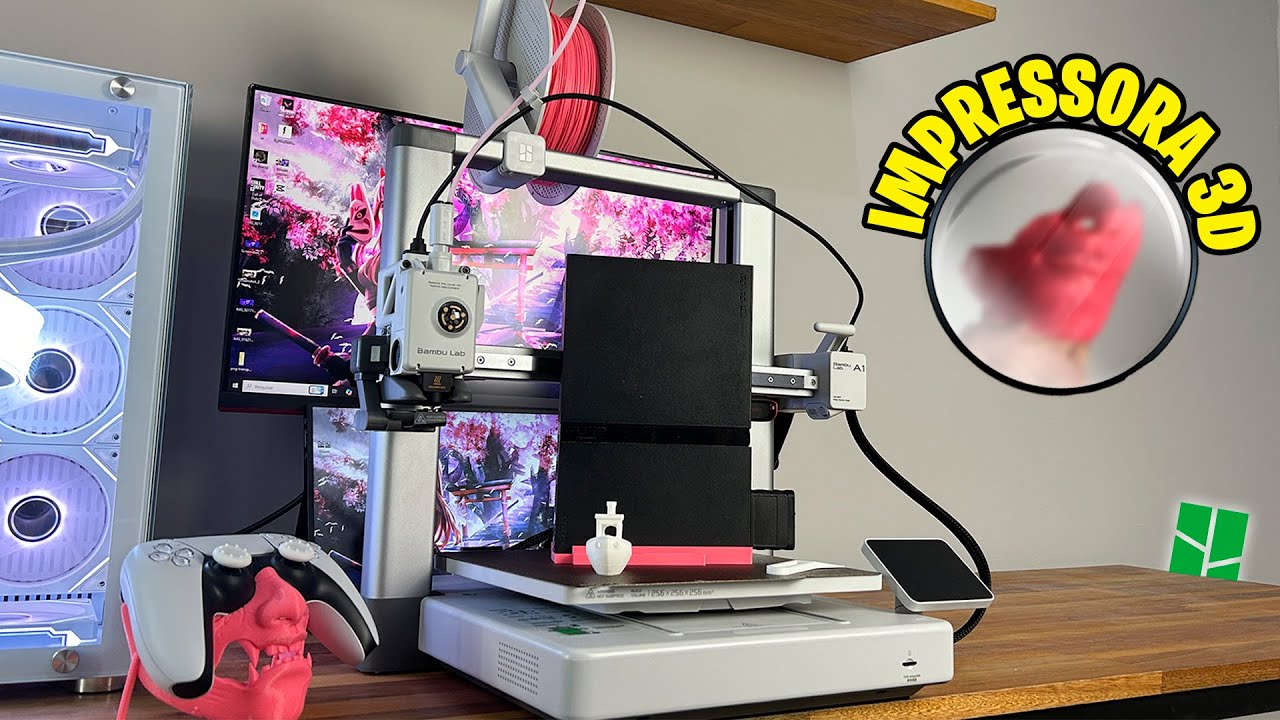 Comprei Minha Primeira Impressora 3D! Unboxing, Montagem e Primeiras Impressões da Bambu Lab A1