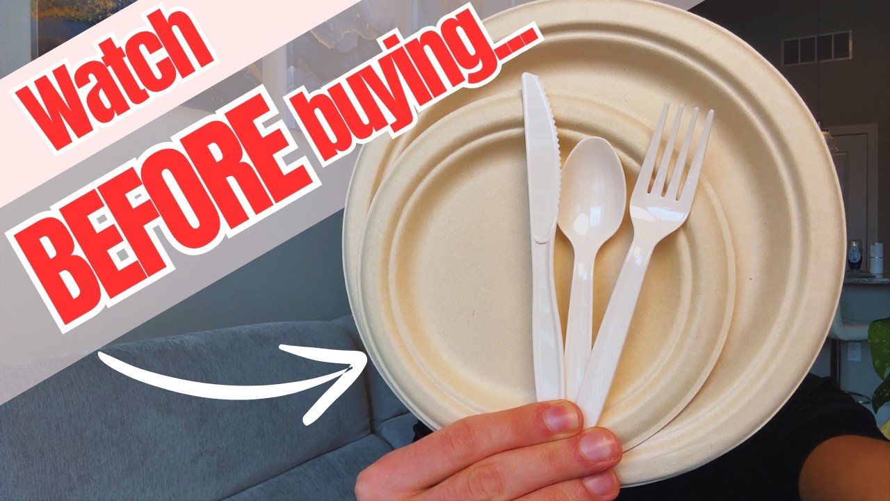 Dinnerware That&rsquo;s Perfect Anytime 🍴 Compostable Plates 9&7 Inch with Cutlery