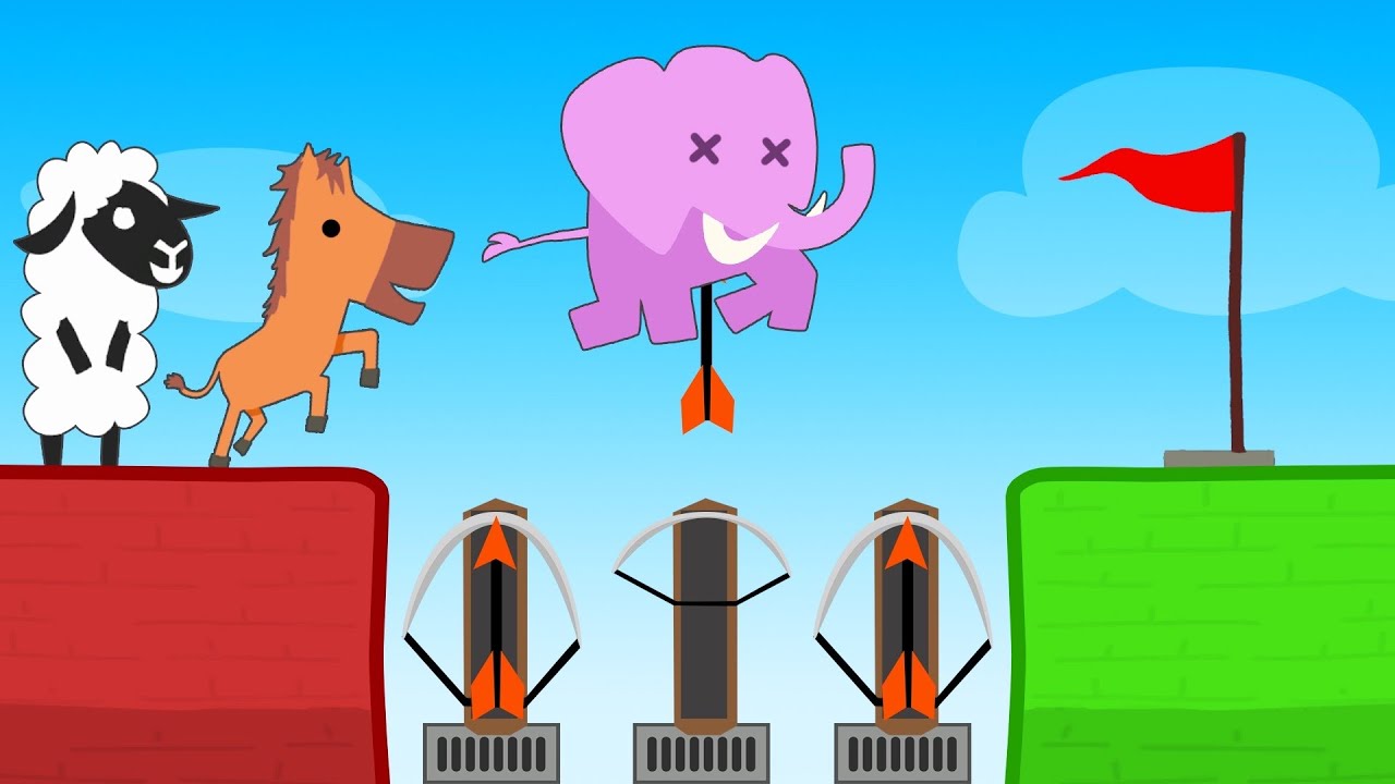 DODGE The DEADLY ARROWS To WIN! (Ultimate Chicken Horse)