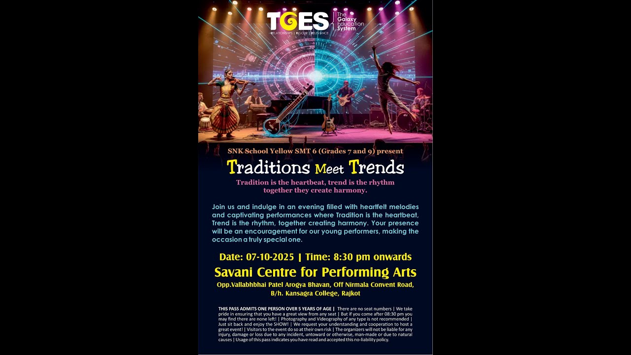 Traditions Meet Trends | Savani | 7-Oct-2025 | 8:30 PM Onward ‪@tgeslive‬ ‪@TGESStudio‬