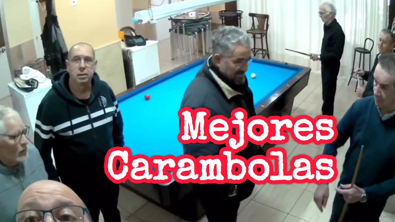 Billar  tres bandas mejores carambolas 
