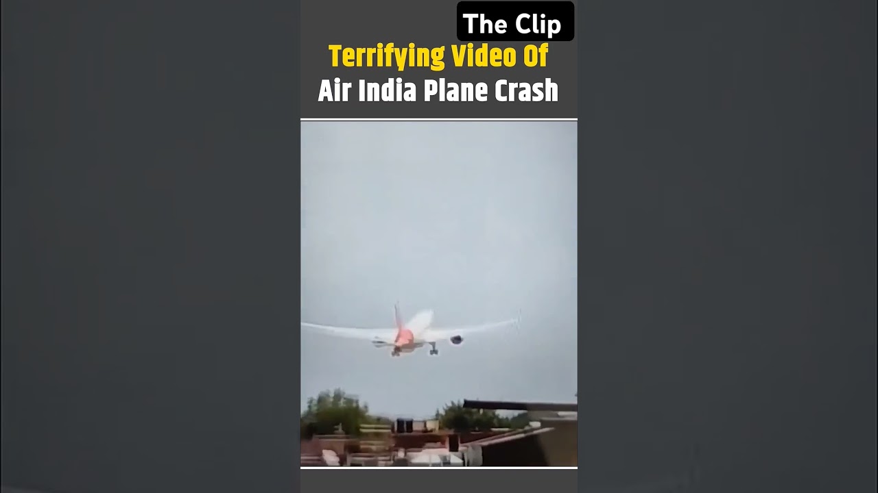 Plane Crash Real Video #gujarat #viral #trending #accidentnews #news #planecrash