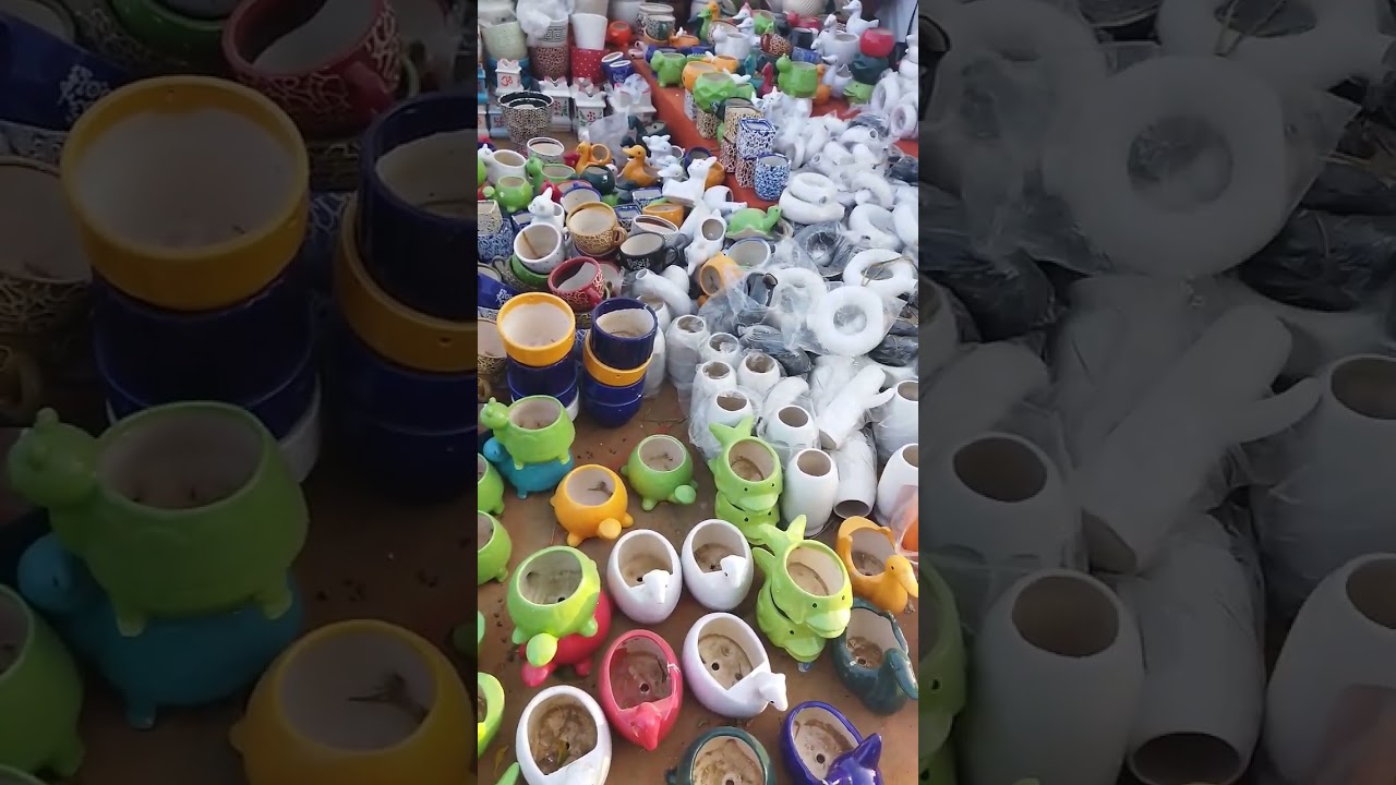 Banjara Market shopping 🛍️ Gurugram Ceramic pot decorative items