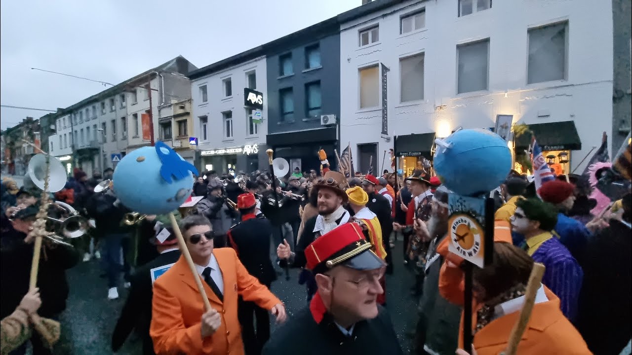 #2024 les Gilles de Binche 2ème soumonce en musique