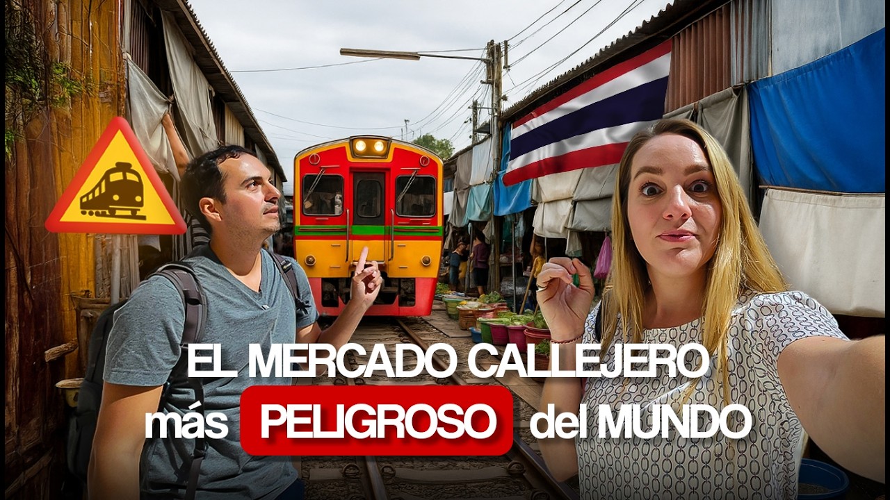 ¡El mercado MÁS PELIGROSO de Tailandia! + Flotante y qué compramos con $10