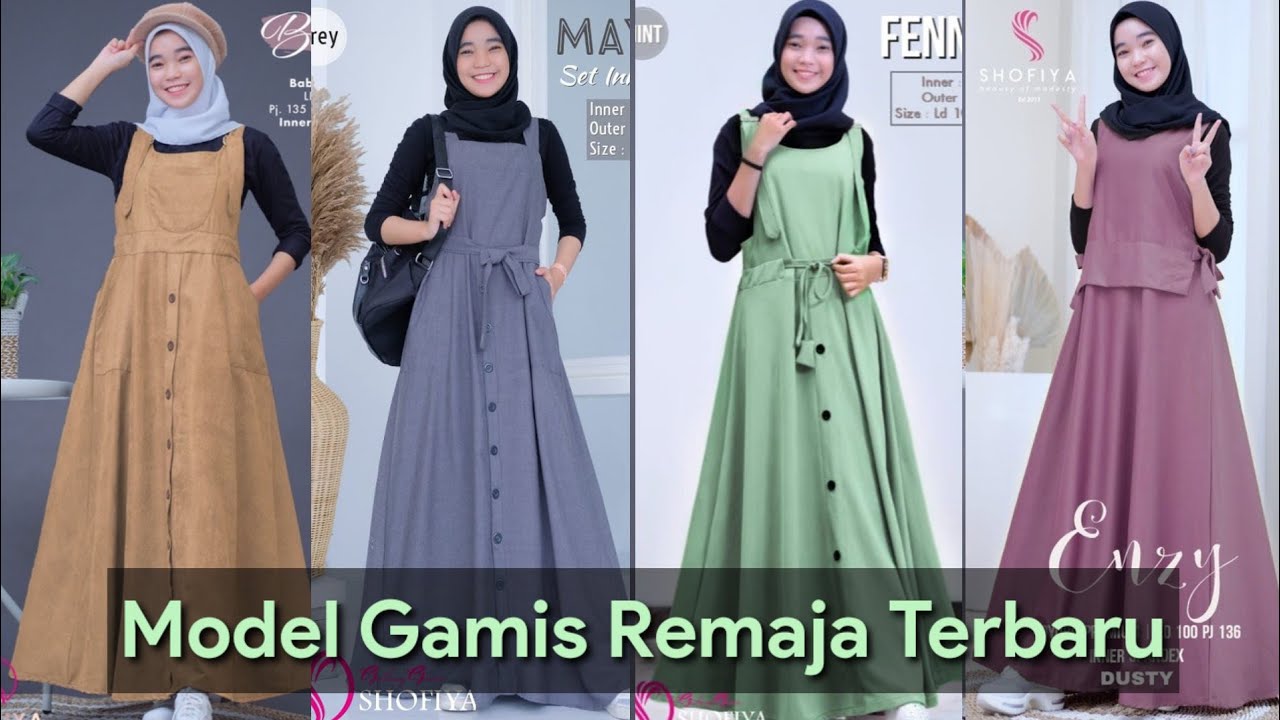 Model Gamis Remaja Terbaru | Gamis Remaja Kekinian