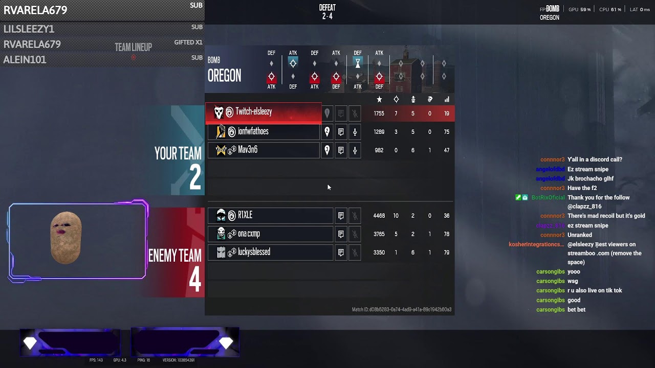 Rainbow 6 !Tune in  - SUB To Crack A egg on me :}