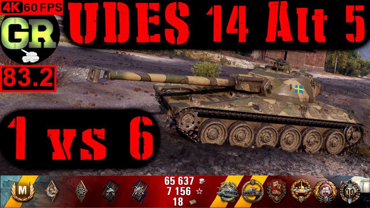 83_World of Tanks UDES 14 Alt 5 WoT Replay - 7 Kills 5.5K DMG(Patch 1.5.0)