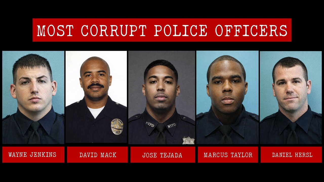 THE MOST CORRUPT POLICE OFFICERS WHO TURNED TO CRIMINALS |  Full List & Shocking Details