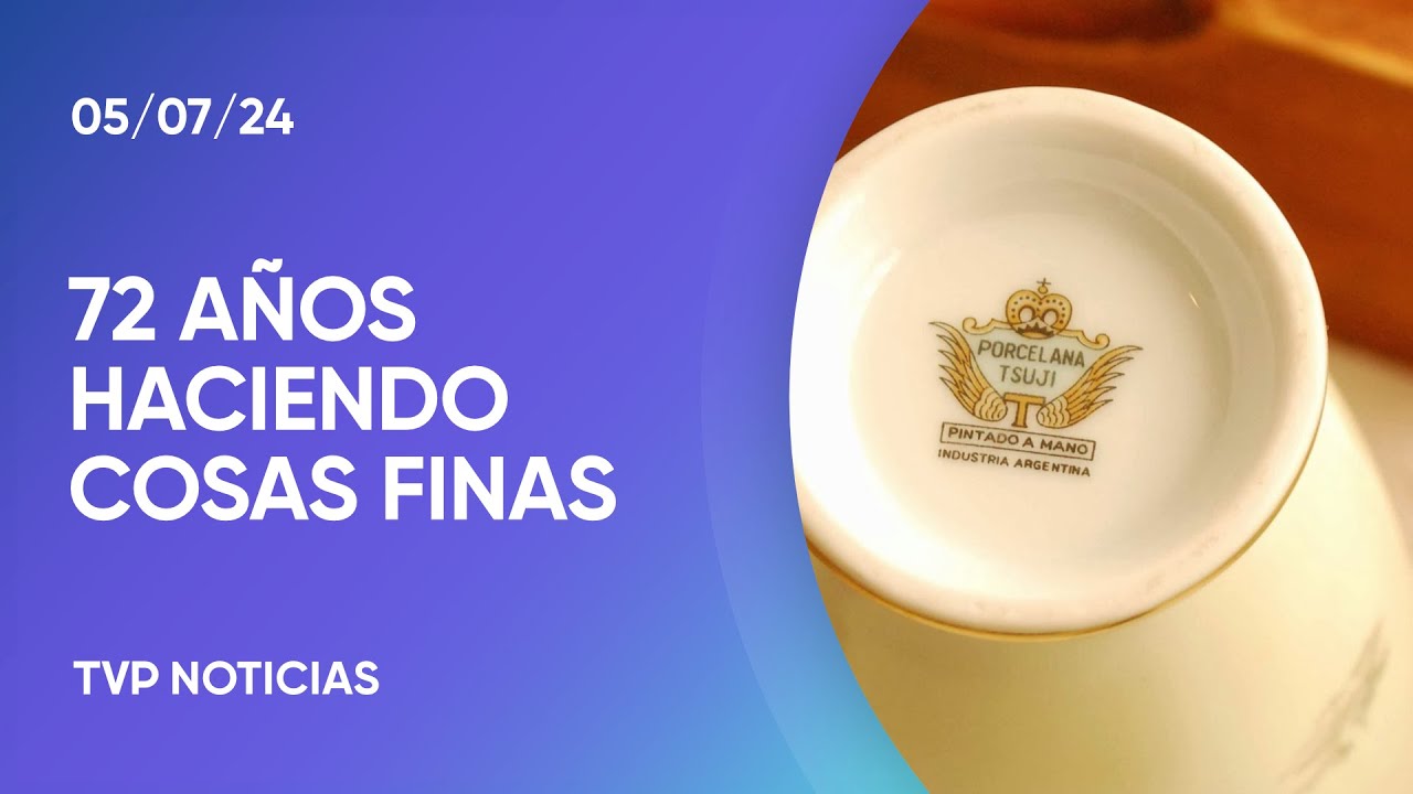 Porcelana Tsuji: la fábrica de vajilla más importante de la Argentina