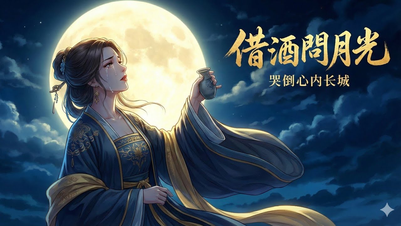 借酒問月光｜我是秦朝的孟姜，哭倒了心內的長城【原創台語新歌】催淚傷感推薦/吞落去的酸苦，吞未落的癡戀.獻給所有有故事的人  ktv伴唱請點▼播放  我是秦朝的孟姜 哭倒了心內的長城#新歌推薦 #情感