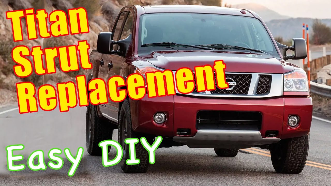 HOW TO REPLACE FRONT STRUTS ON A NISSAN TITAN - Easy DIY Step-by-Step Video