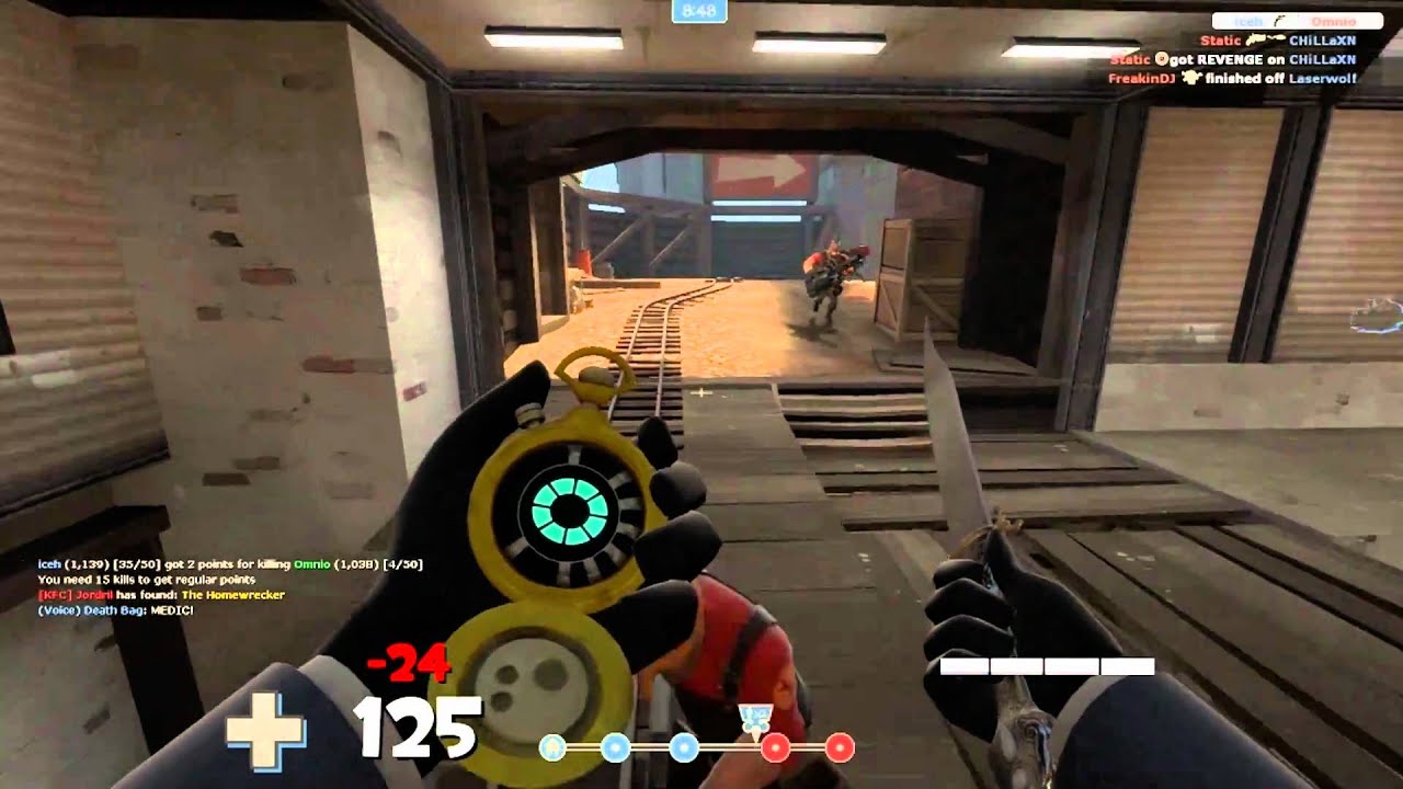 TF2 [HD] - New Spy Polycount Weapons Gameplay!