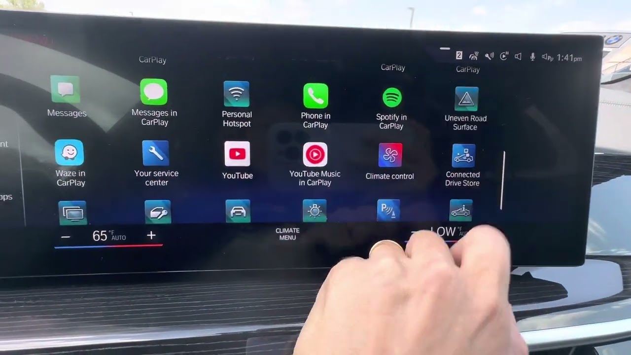 2024 BMW X7 UNEVEN ROAD SURFACE warns you of bumps in the Road!! Incredible!