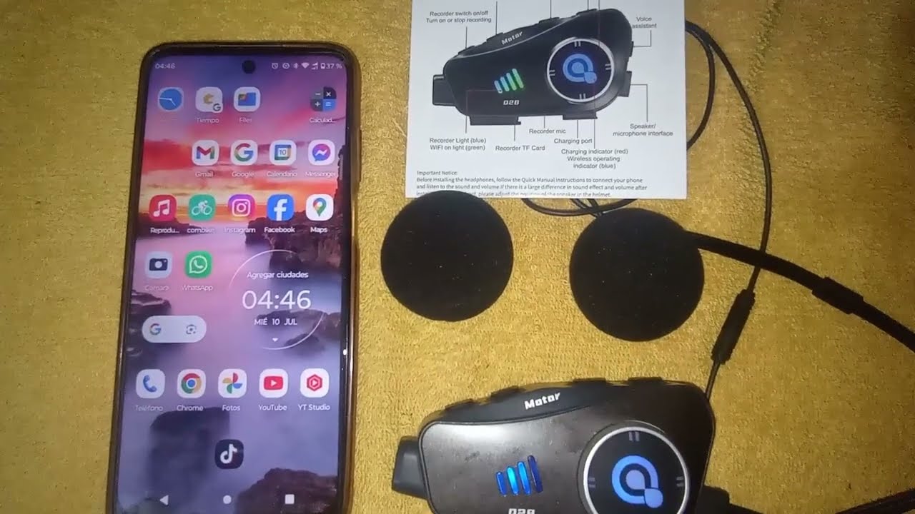 Cámara y auriculares Q 28 2da parte