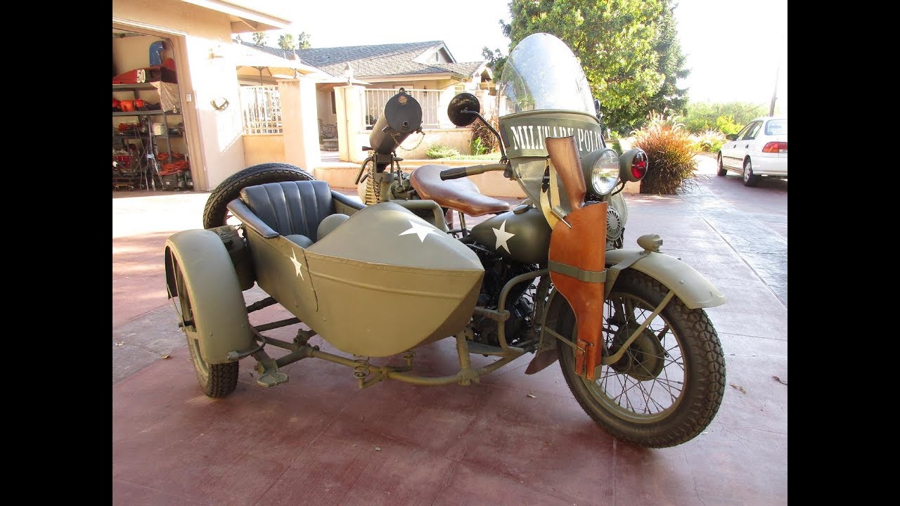 1942 Harley Davidson WLA with Sidecar For Sale 42WLA20124