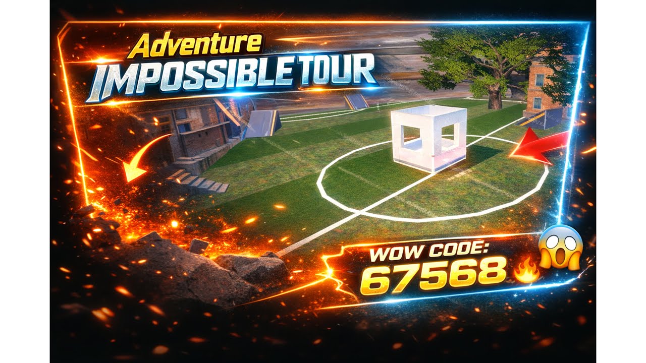 Adventure WOW IMPOSSIBLE 😱 | BGMI WOW Mode Hardest Parkour | WOW Code 67568