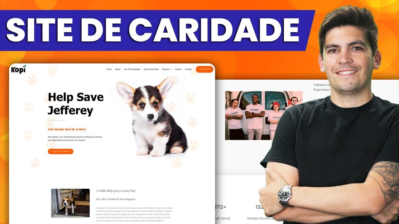 Como criar site de arrecadação de fundos ou caridade com Wordpress e GiveWP (2024)