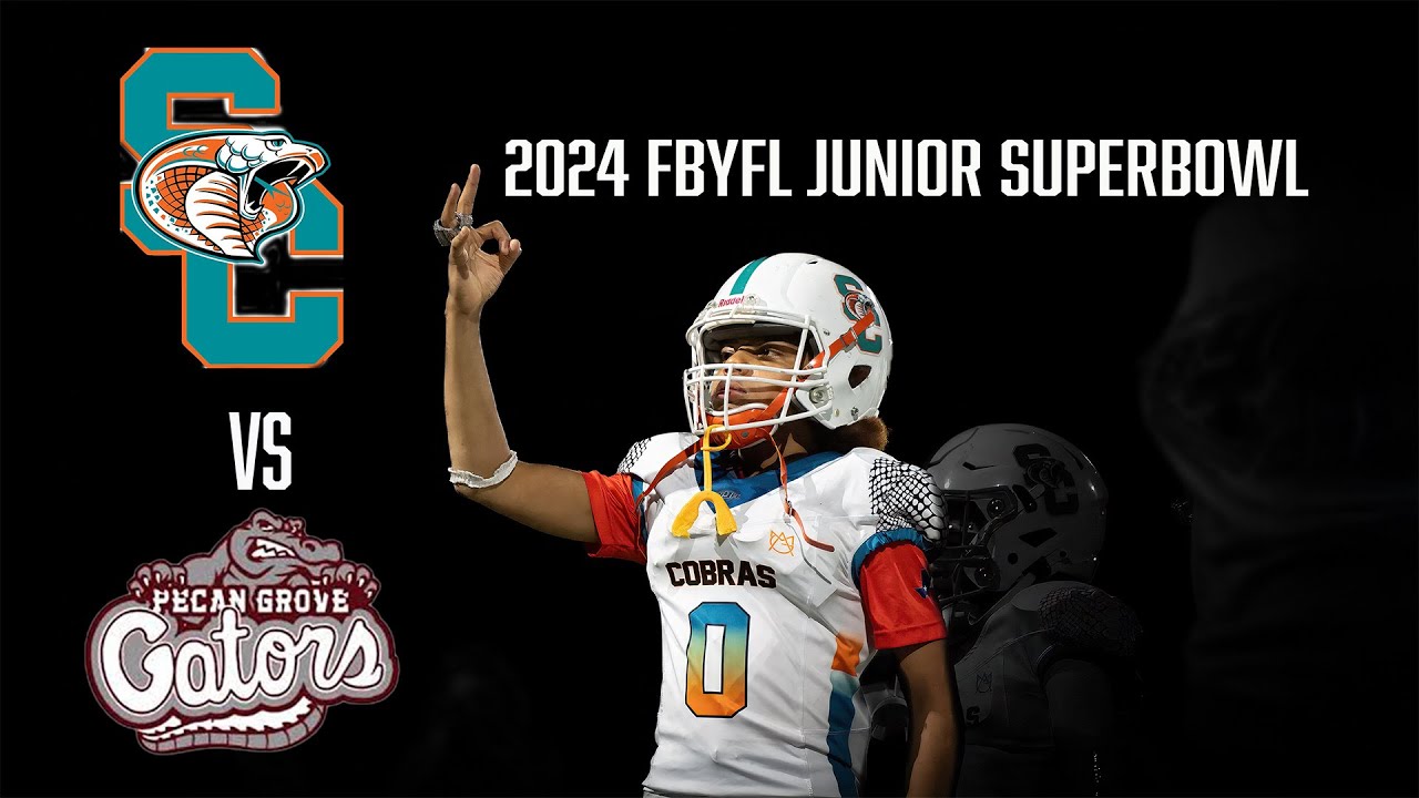 Pecan Grove Gators против Stafford Cobras | Суперкубок юниоров FBYFL
