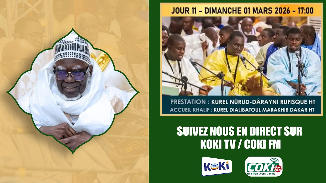 🔴En Direct Al Mashrabu’ ç çâfî minal manbahi’s Shâfî | 11 -ème Jour Ramadan 1447 h - 01 Mars 2026