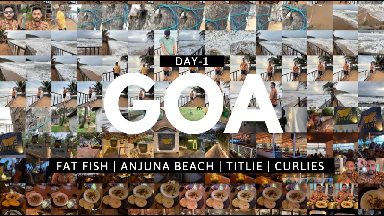 ANJUNA BEACH | FAT FISH | TITLI | CURLIES : GOA DAY 1