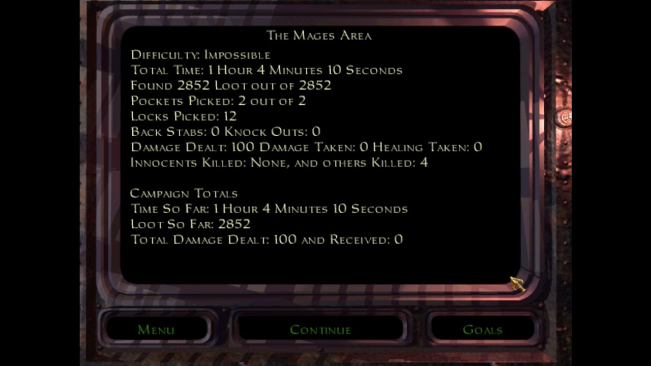 THIEF FM The Mages Area (no commentary, semisegmented run, expert/impossible, all loot)