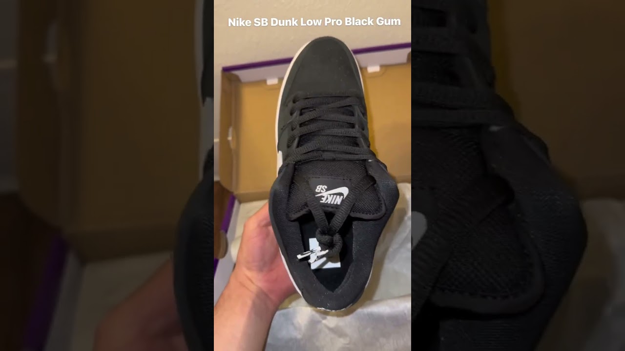 Nike SB Dunk Low Pro Black Gum