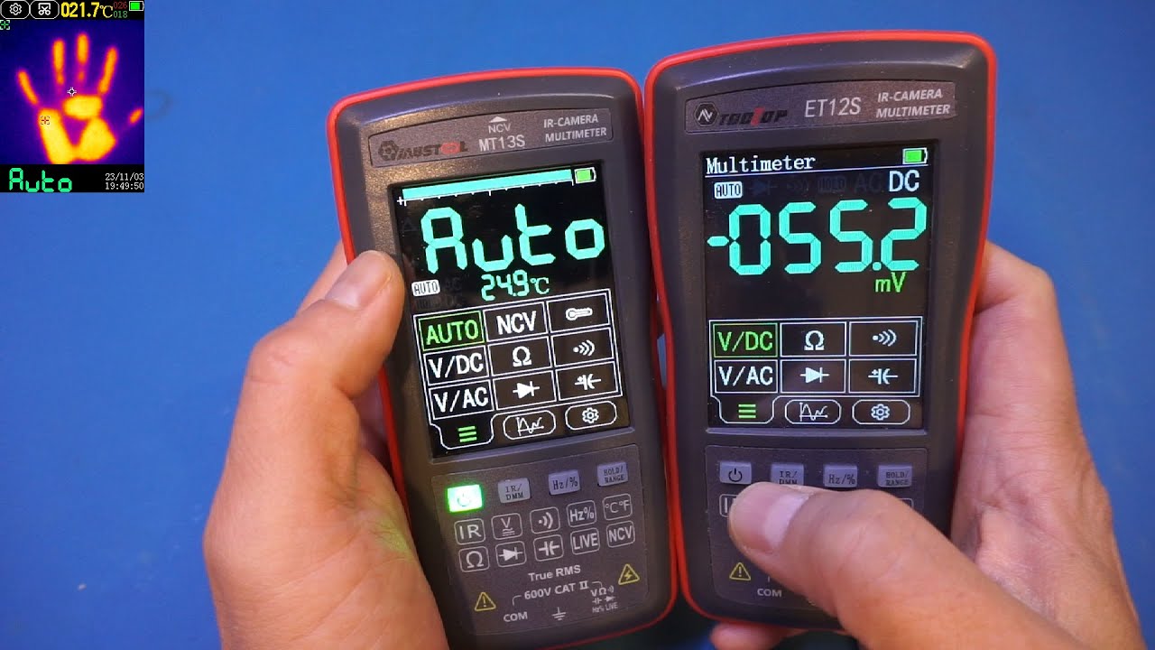 MUSTOOL MT13S Thermal Camera/DMM Review/Teardown