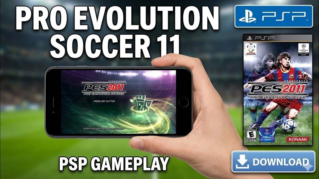 Download Dan Main Game PES 2011 Emulator Android - Nostalgia Game