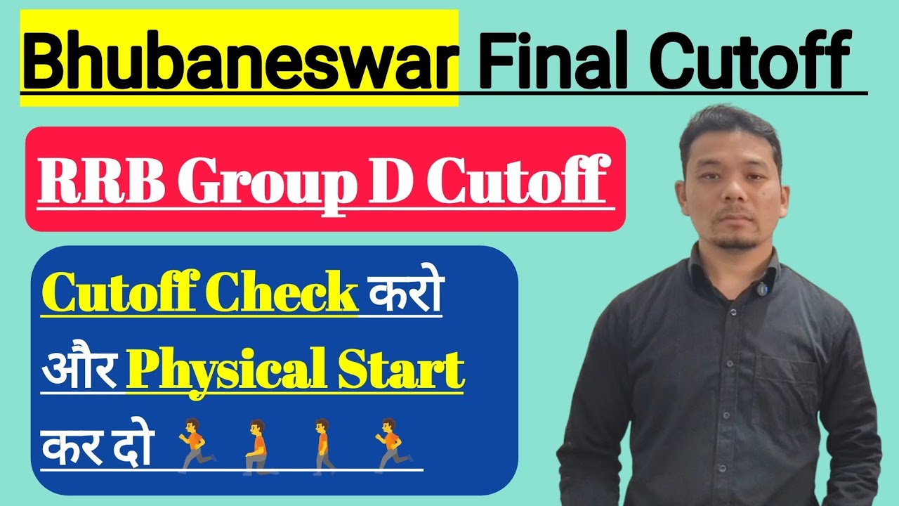 Rrb Group D Bhubaneswar cutoff | rrb group D final cutoff | Rrb group D cutoff | group D pet cutoff
