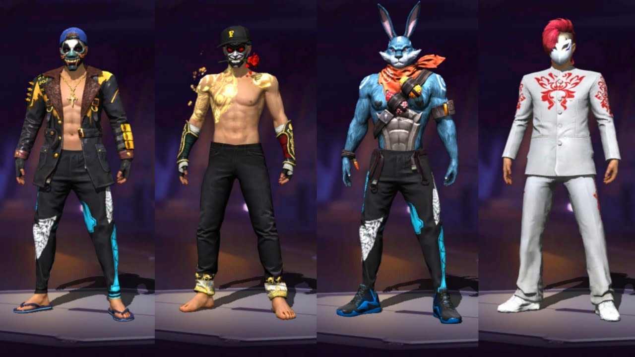 SKIN DE FAMOSOS • MELHORES COMBINAÇÕES DE ROUPAS NO FREE FIRE 