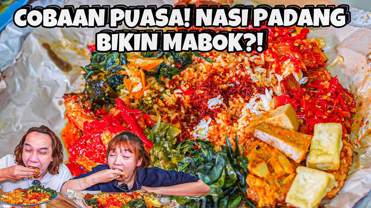 ASMR NASI PADANG LANGGANAN MASA KECIL BERUJUNG KETAWA GELI