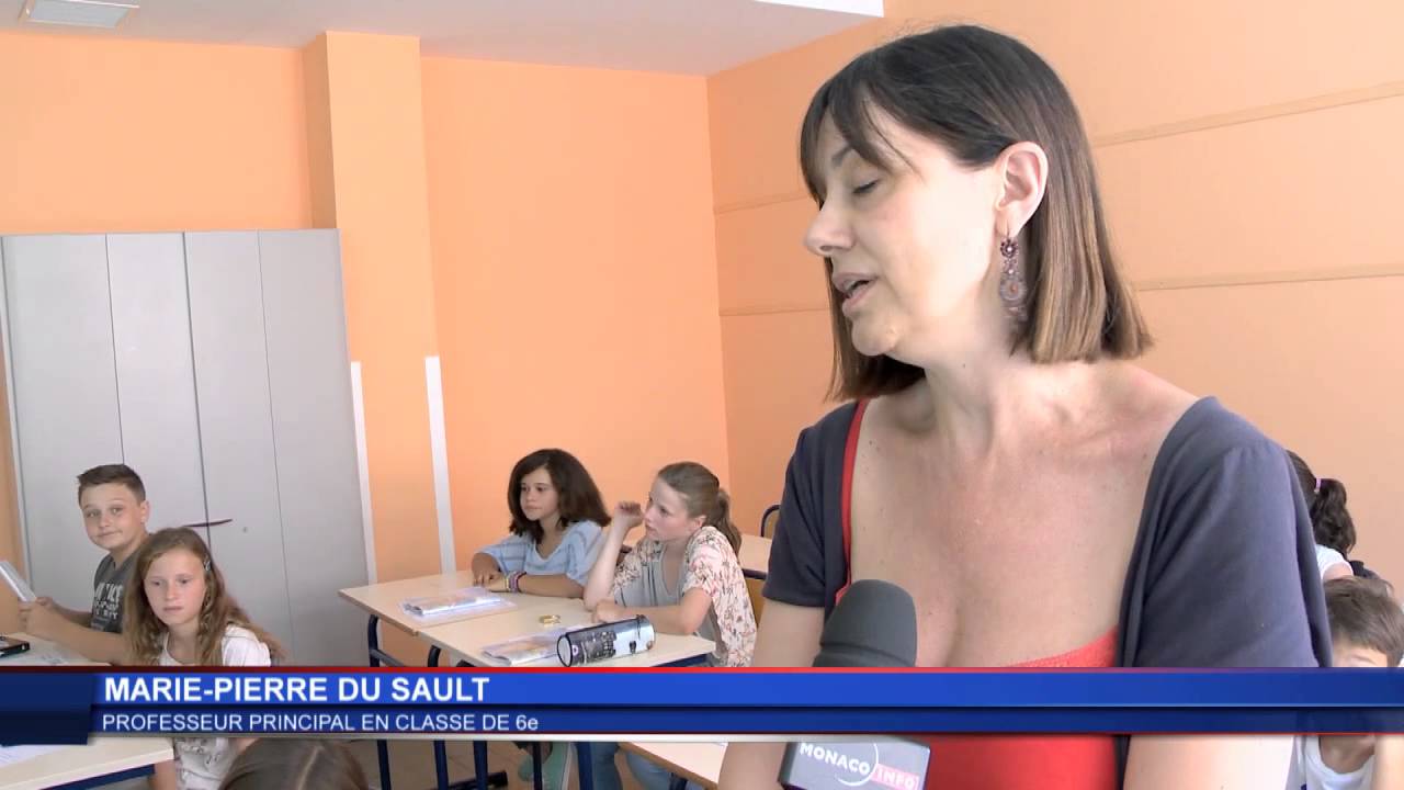 Rentrée 2014/2015 pour les collégiens de Monaco