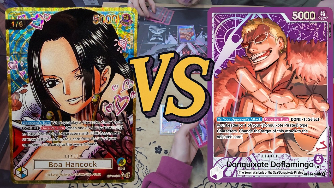 BY Boa Hancock vs Purple Doflamingo OP14
