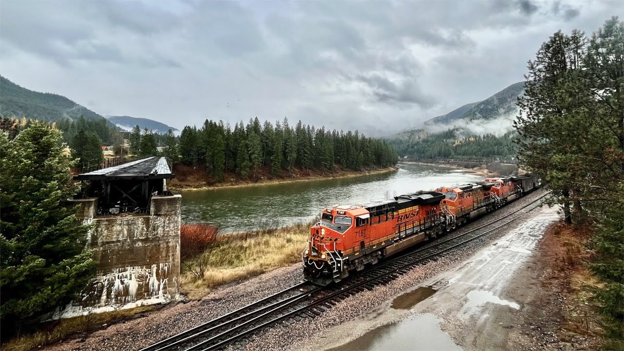 BNSF/MRL 4th Sub, Part 1- FXE, NS Pool power, Clark Fork River Shots and More!