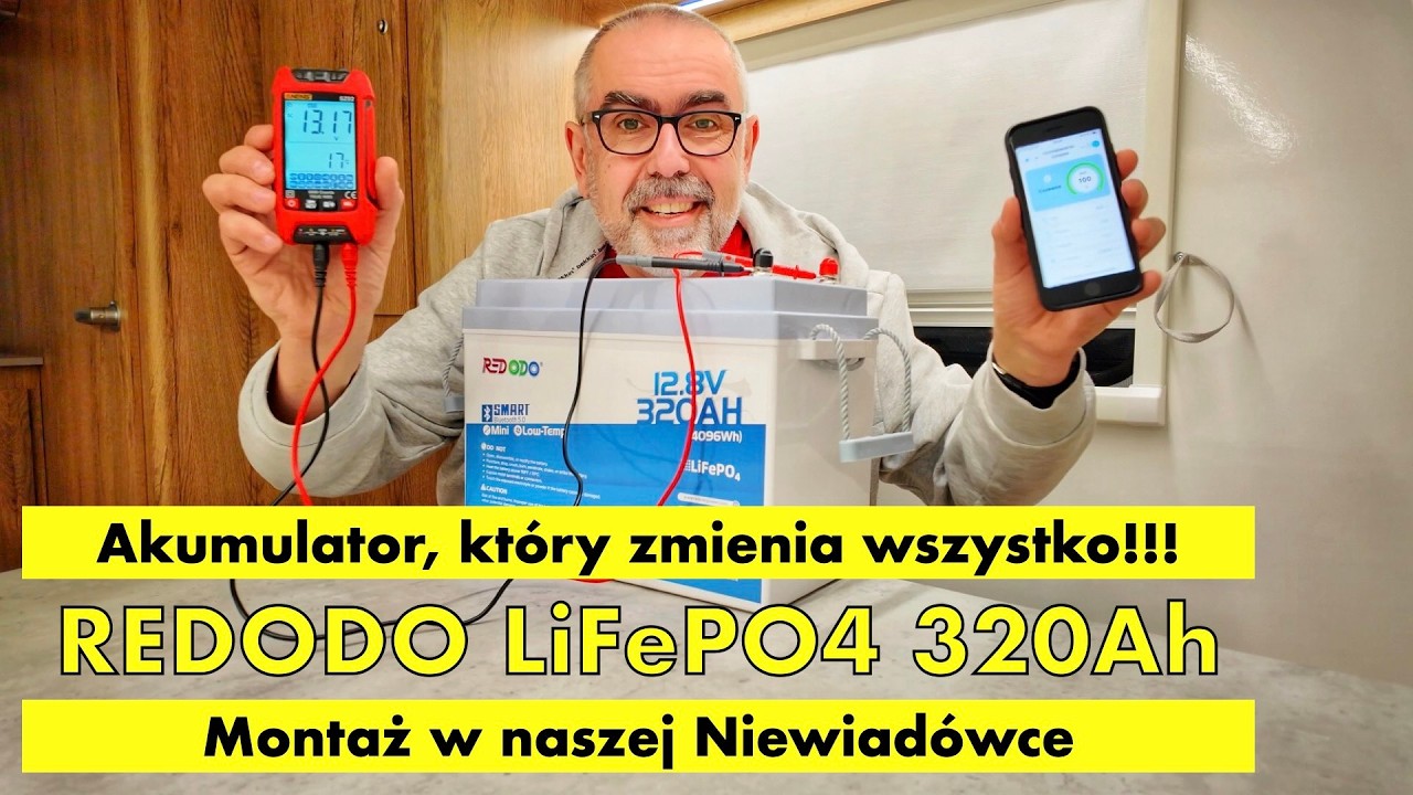 #162 🔋 🛠 ⚡Redodo LiFePO4 320Ah - montaż w naszej Niewiad&oacute;wce - Akumulator, kt&oacute;ry zmienia wszystko!!!